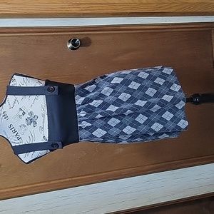 No Bo Argyle jumper sz small